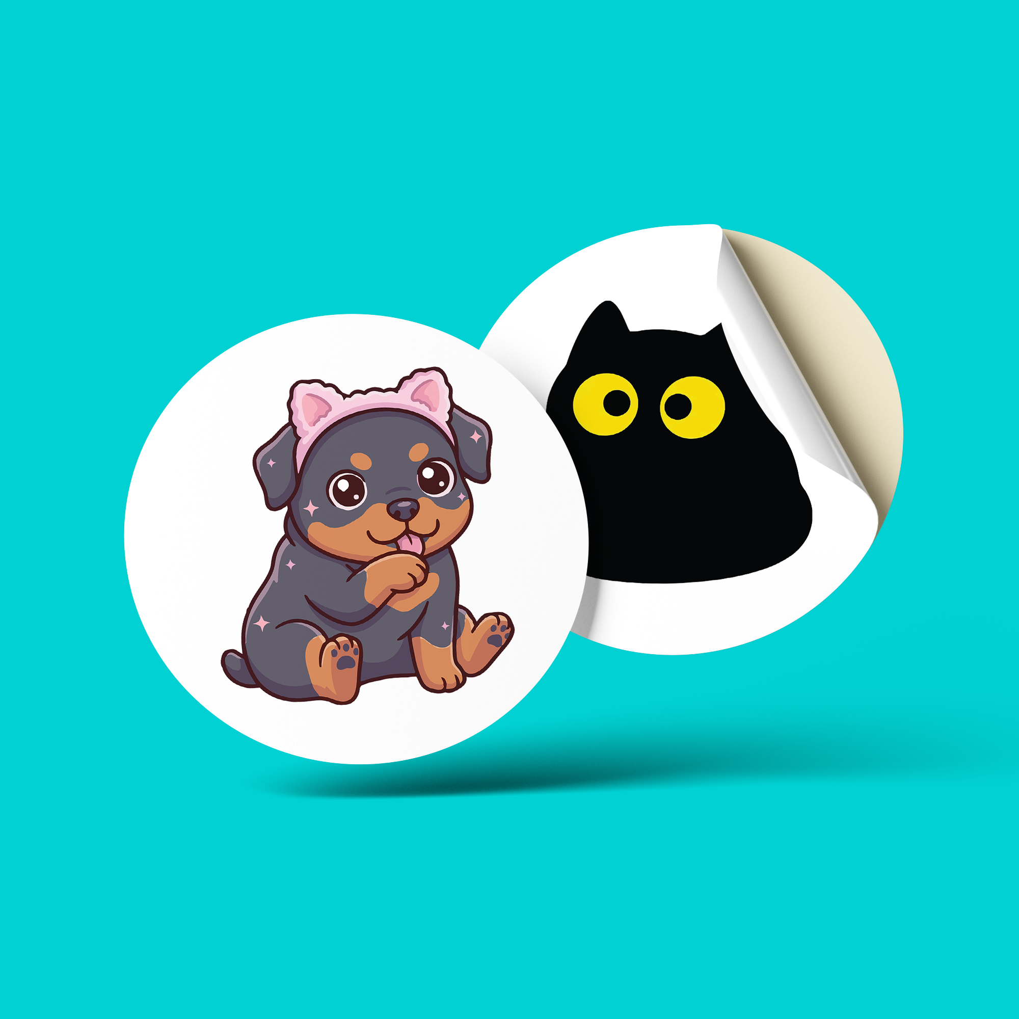 Pet Vinyl Stickers